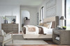 Anibecca Weathered Gray King Upholstered Bed