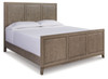 Chrestner Gray California King Panel Bed