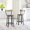 Melenski Light Brown Swivel Barstool (2/CN)