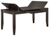 Ambenrock Dark Brown Rect Drm Table W/Storage