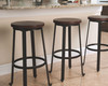 Challiman Rustic Brown Tall Stool (Set of 2)