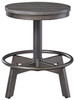 Torjin Gray Swivel Stool (2/CN)