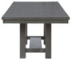 Myshanna Gray Rect Dining Room Ext Table
