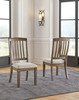 Markenburg Beige / Brown Dining Slat-Back Side Chair (2/CN)