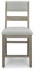 Moreshire Bisque Upholstered Barstool (2/CN)