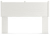 Aprilyn White Queen Panel Headboard