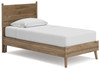 Aprilyn Light Brown- Twin Panel Bed