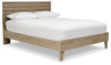Oliah Natural 3 Pc. Dresser, Queen Panel Platform Bed