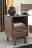 Calverson Mocha One Drawer Night Stand Medium