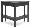 Otaska Black Home Office Corner Desk