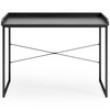 Yarlow Black Home Office Desk Crossback