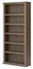 Janismore Weathered Gray Large Bookcase