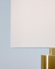 Samney Gold Finish / White Metal Table Lamp (2/CN)