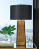 Dairson Black / Gold Finish Poly Table Lamp (1/CN)