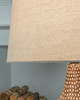 Laelman Brown / Gray Poly Table Lamp (2/CN)