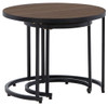 Ayla Brown / Black Nesting End Tables (2/CN)