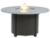 Coulee Mills Gray / Black Round Fire Pit Table