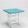 Eisely Turquoise/White 5 Pc. Dining Set with Barstools