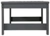 Amora Charcoal Gray Rectangular Cocktail Table