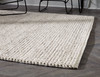 Jossick Cream / Gray Large Rug