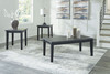 Garvine Black / Gray Occasional Table Set (3/CN)