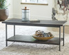 Jandoree Grayish Brown Rectangular Cocktail Table