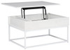 Deznee White Lift Top Cocktail Table