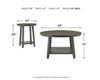 Caitbrook Gray Occasional Table Set (3/CN)