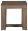 Cariton Gray Square End Table