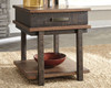 Stanah Brown / Beige Rectangular End Table