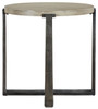 Dalenville Gray Round End Table