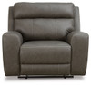 Roman Smoke Pwr Recliner/Adj Headrest