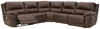 Dunleith Chocolate Left Arm Facing Zero Wall Power Recliner, Armless Chair, Wedge, Armless Chair, Right Arm Facing Zero Wall Power Recliner Sectional