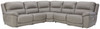 Dunleith Gray Power Reclining Sectional 5 Piece