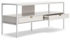 Deznee White Large TV Stand