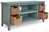 Mirimyn Teal TV Stand