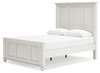 Grantoni White 6 Pc. Dresser, Mirror, Queen Panel Bed