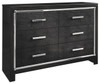 Kaydell Black Queen Uph Storage Bed 9 Pc. Dresser, Mirror, Chest, Queen Bed, 2 Nightstands