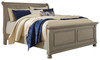 Lettner Light Gray Queen Sleigh Bed 5 Pc. Dresser, Mirror, Queen Bed