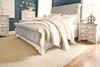 Realyn Two-tone 5 Pc. Dresser, Mirror, California King Upholstered Sleigh Bed