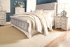 Realyn Two-tone 6 Pc. Dresser, Mirror, Chest, Queen Upholstered Sleigh Bed