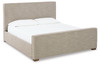 Dakmore Brown California King Upholstered Bed