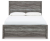 Bronyan Dark Gray Queen Panel Bed