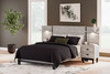 Vessalli Gray Queen Panel Bed With Extensions