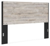 Vessalli Black / Gray King Panel Headboard