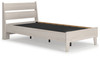 Socalle Natural Twin Panel Platform Bed