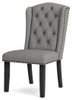 Jeanette Gray Dining Uph Side Chair