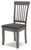 Shullden Gray Dining Room Side Chair