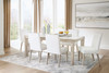 Wendora Bisque / White 7 Pc. -dining Room Table, 6 Side Chairs