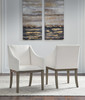 Anibecca Gray / Off White 7 Pc. Dining Room Table, 2 Side Chairs, 2 Arm Chairs, Bench, Server